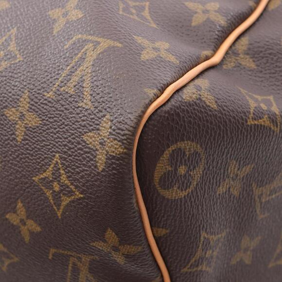 LOUIS VUITTON Brown Monogram Leather Boston Bag - Picture 8 of 10